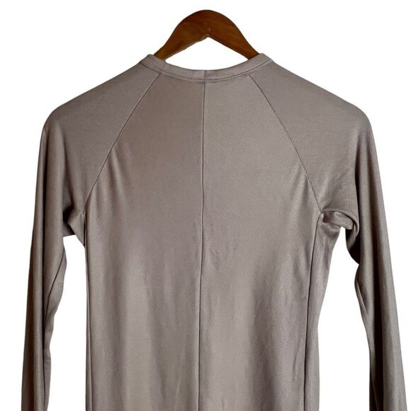 Uniqlo Alexander wang beige ribbed long sleeve shirt - Picture 8 of 8
